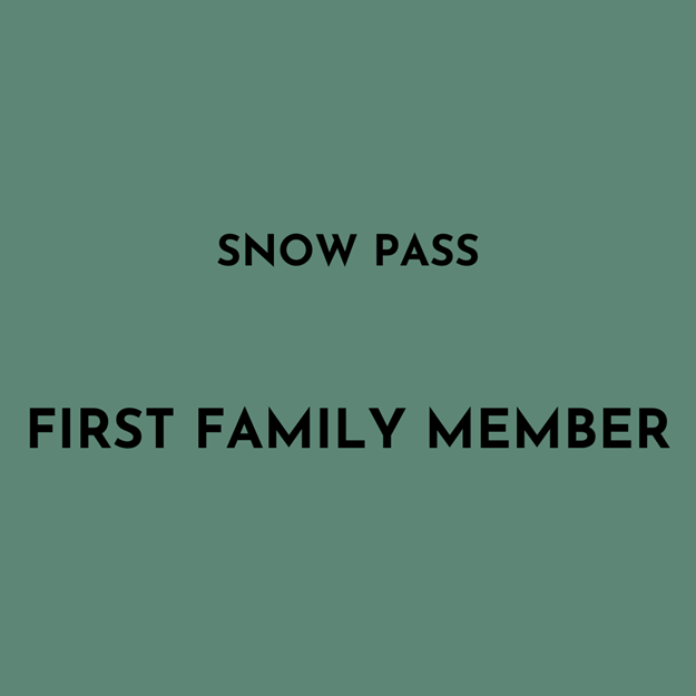Picture of 2026/27 Snow Pass First Family Member
