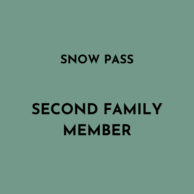 Picture of 2026/27 Snow Pass Second Family Member
