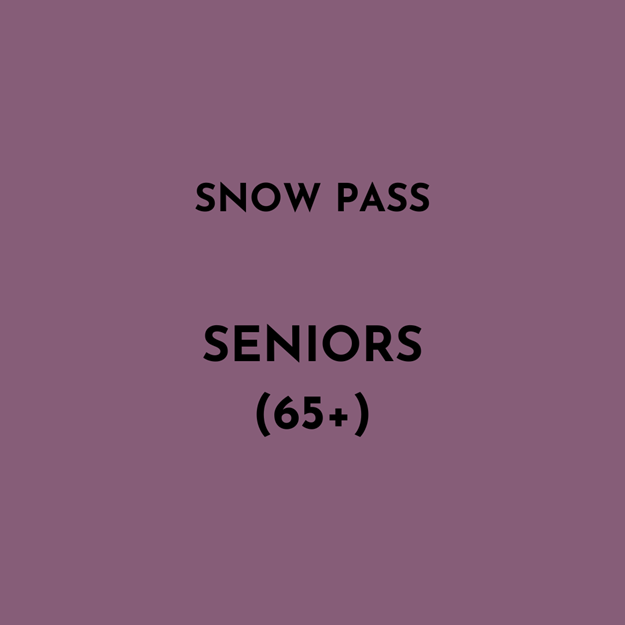 Picture of 2026/27 Snow Pass Senior | Ages 65+