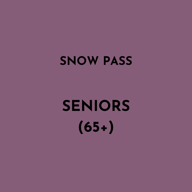 Picture of 25/26 Snow Pass Senior | Ages 65+