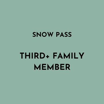 Picture of 24/25 Snow Pass Third + Family Member