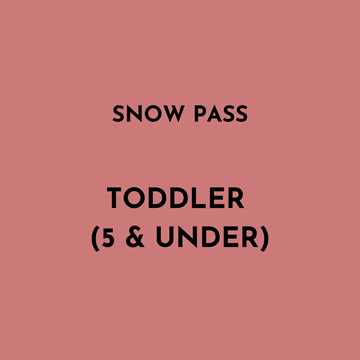 Picture of 2026/27 Snow Pass Toddler 5 & Under