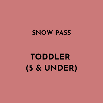 Picture of 25/26 Snow Pass Toddler 5 & Under