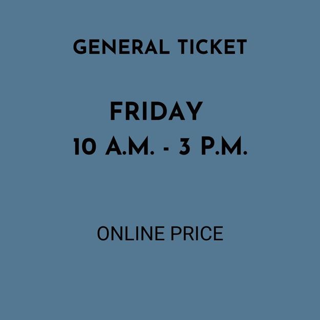 Picture of Friday 10 - 3 | General Ticket 2025