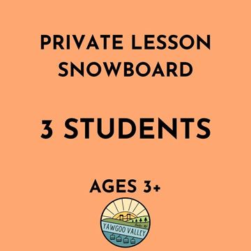 Picture of Private Snowboard Lesson | 3-Student