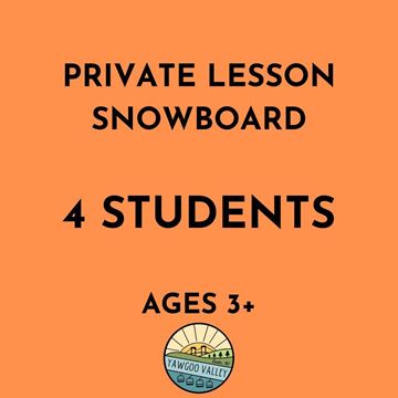 Picture of Private Snowboard Lesson | 4-Student