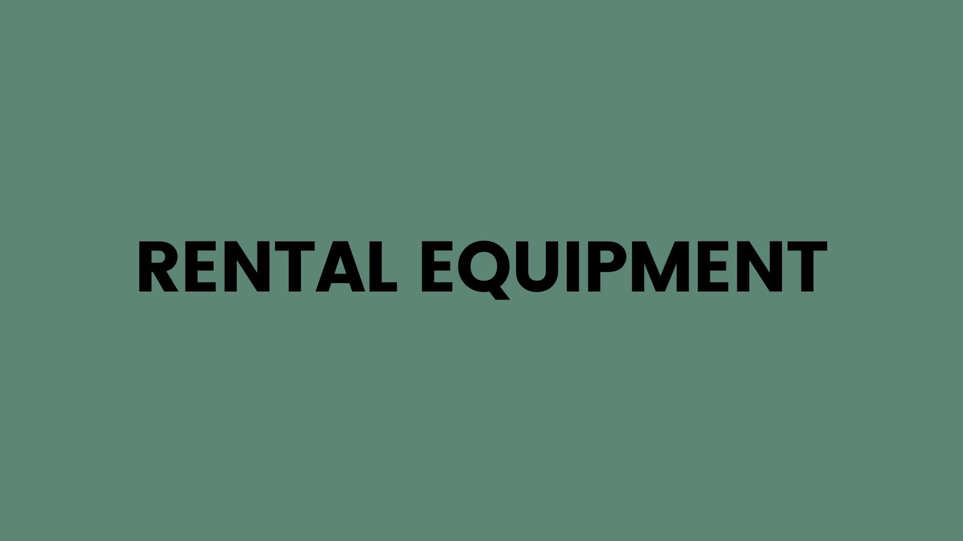 Picture for category Rental Equipment
